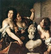 STROZZI, Bernardo Allegory of Arts oil on canvas